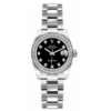 Lady-Datejust met zwarte wijzerplaat, dameshorloge 26 mm