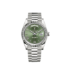 Day-Date Witgoud Groene Wijzerplaat 40 mm