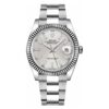 Datejust zilveren wijzerplaat Oyster-armband 41 mm