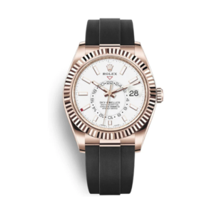 Sky-Dweller Oysterflex witte wijzerplaat 42 mm