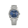 Day-Date Witgoud Blauwe Wijzerplaat 40 mm