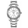 Datejust Witte Wijzerplaat 41 mm