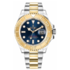 Yacht-Master met geelgouden lunette en blauwe wijzerplaat, 40 mm